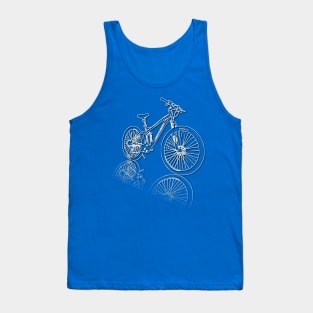 Reflejo de la Bicicleta Tank Top